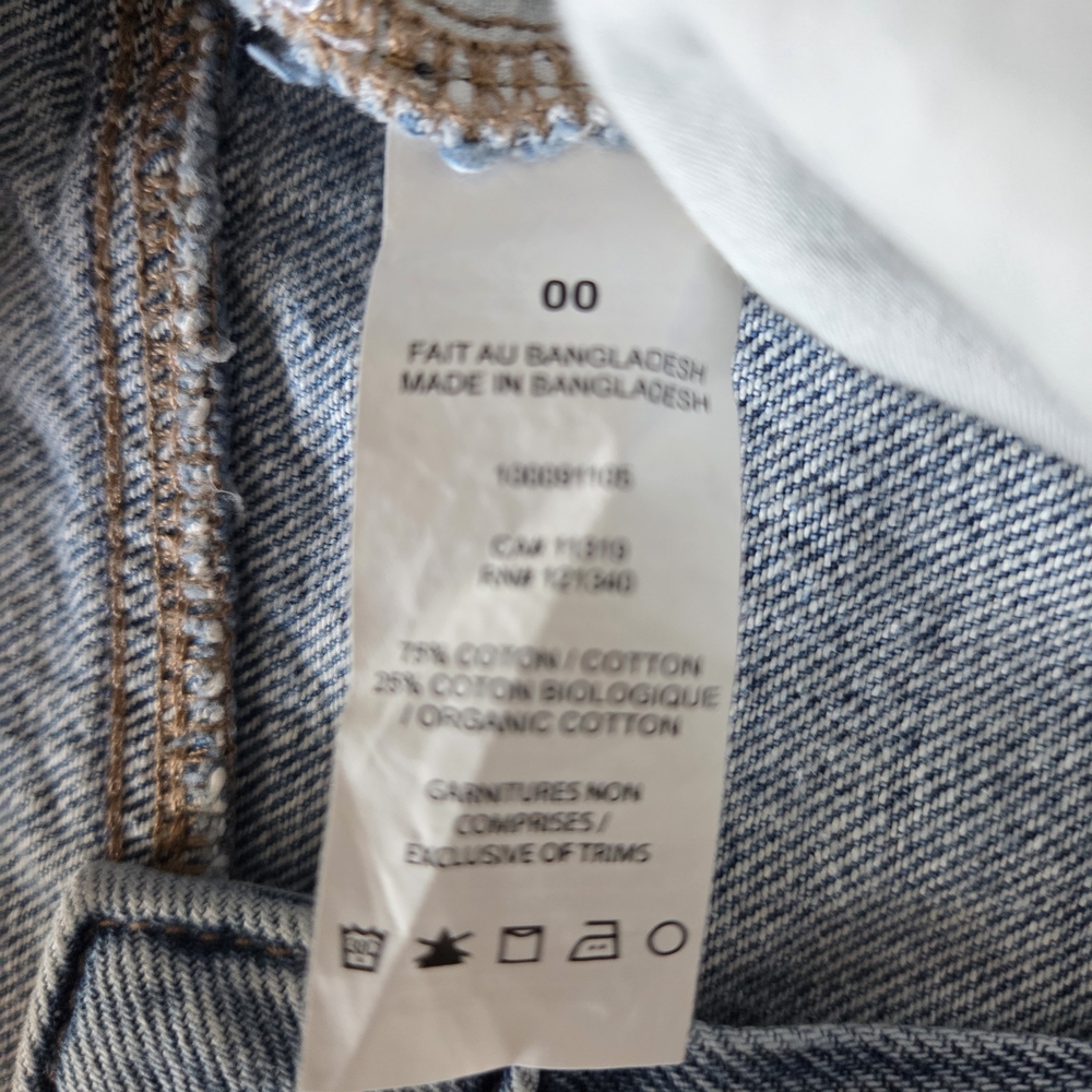 Garage Denim Blue Straight Leg Jeans - Picture 5 of 5